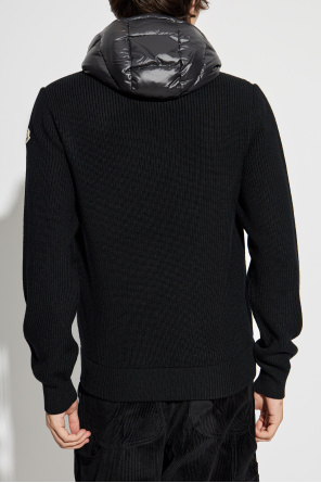 Moncler Cardigan with down front