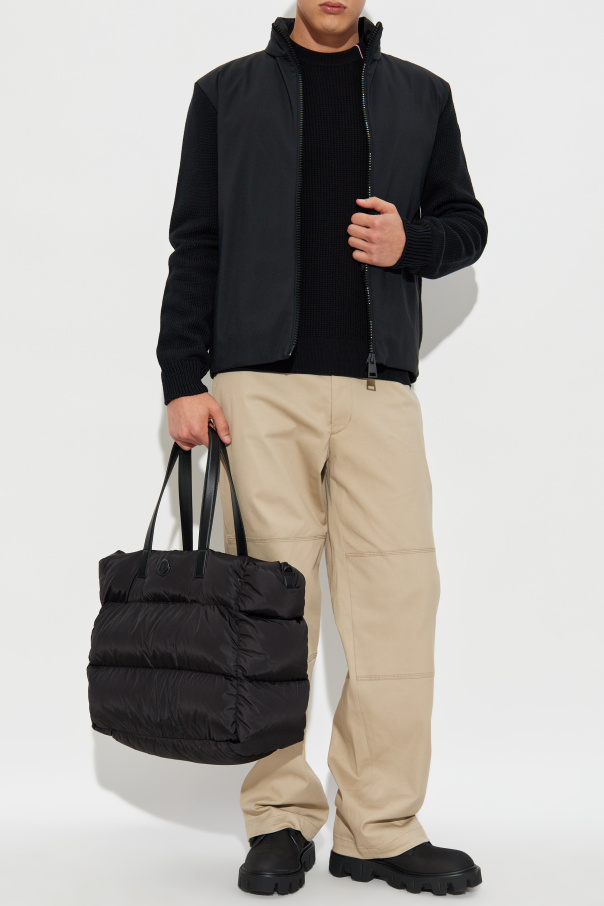 Moncler Sudadera de materiales combinados