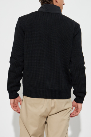 Moncler Sudadera de materiales combinados