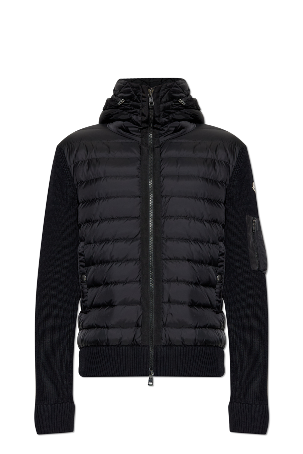 Cardigan with down front od Moncler