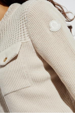 Moncler Cardigan mit Daunenrücken