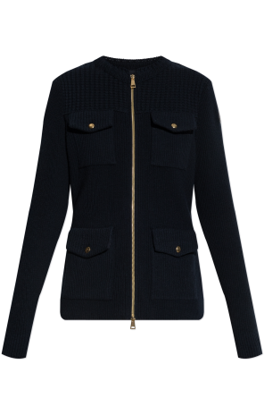 Strickjacke mit Daunenrücken