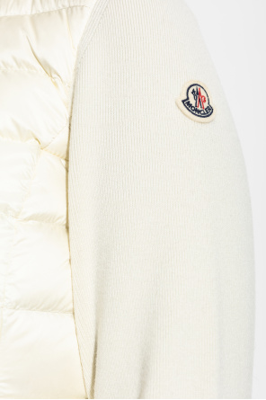 Moncler Cardigan mit Dauneneinsatz