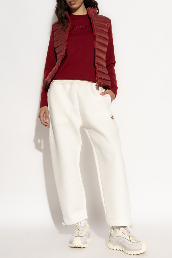 Moncler Cardigan with down insert