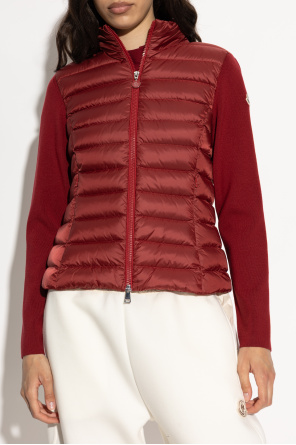 Moncler Cardigan with down insert