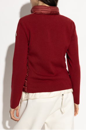 Moncler Cardigan with down insert
