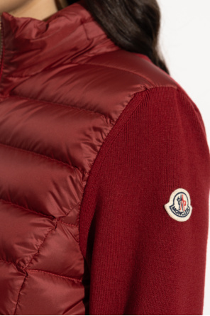 Moncler Cardigan with down insert