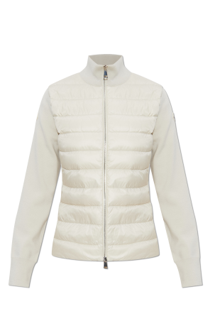 Cardigan with stand-up collar