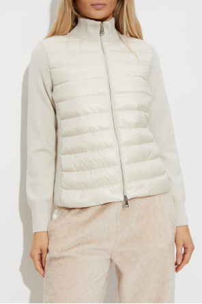 Moncler Cardigan with stand-up collar