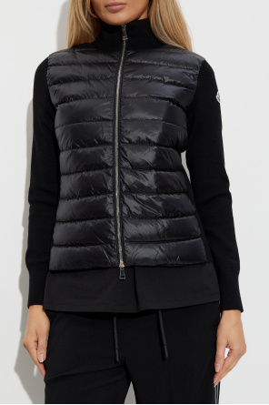 Moncler Cardigan with stand-up collar