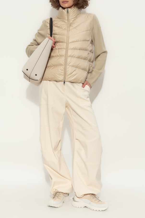 Moncler Cardigan with down insert