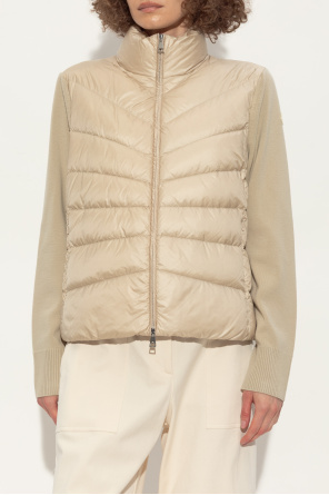Moncler Cardigan with down insert