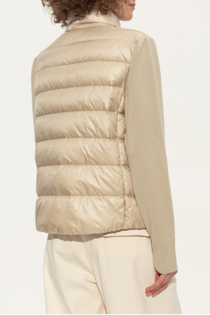 Moncler Cardigan with down insert