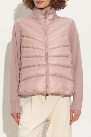 Moncler Cardigan with down insert