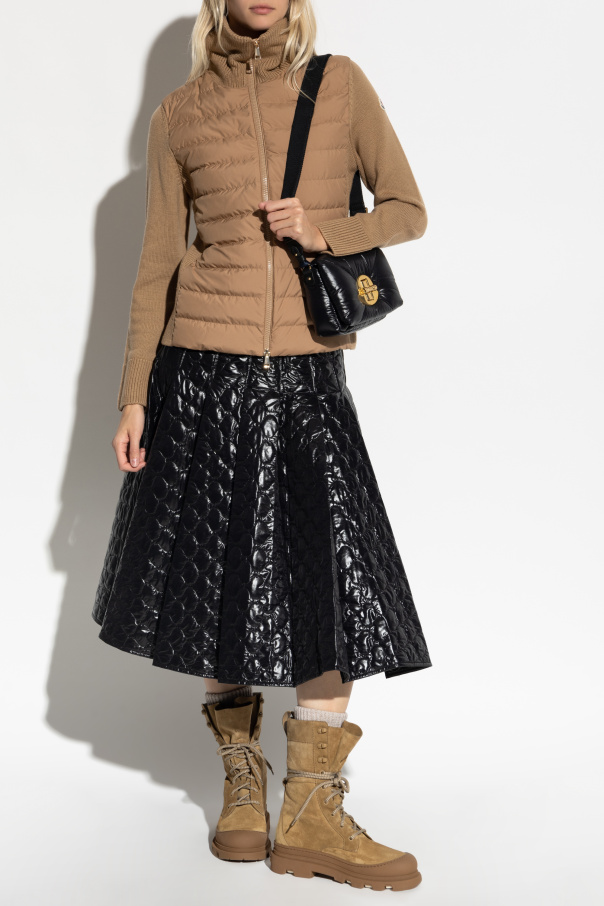 Moncler Cárdigan con parte delantera acolchada