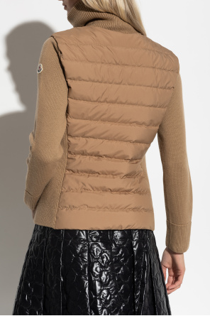 Moncler Cárdigan con parte delantera acolchada