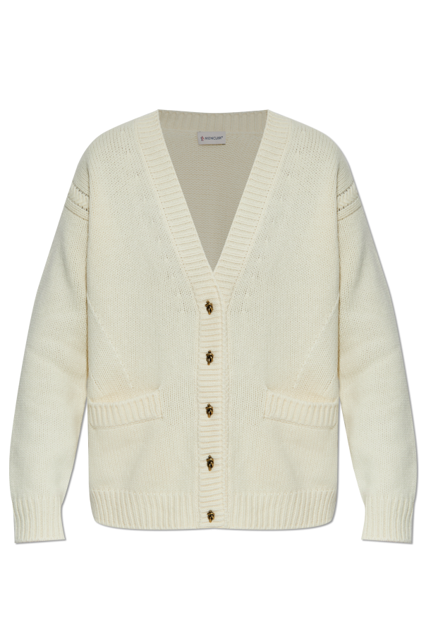 Wool cardigan with pockets od Moncler