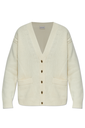 Wool cardigan with pockets