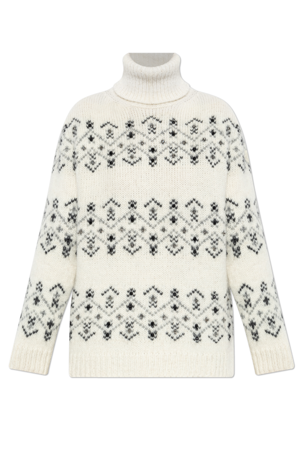Sweater with appliqués od Moncler