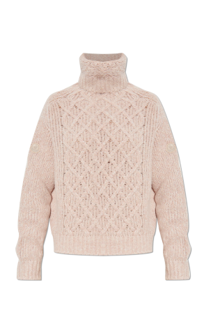 Golf z wełnianym wykończeniem