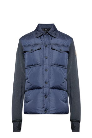 Cardigan with down insert