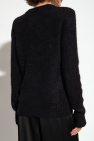 Ganni BLACK Sweater with logo