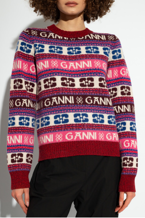 Ganni Patterned sweater
