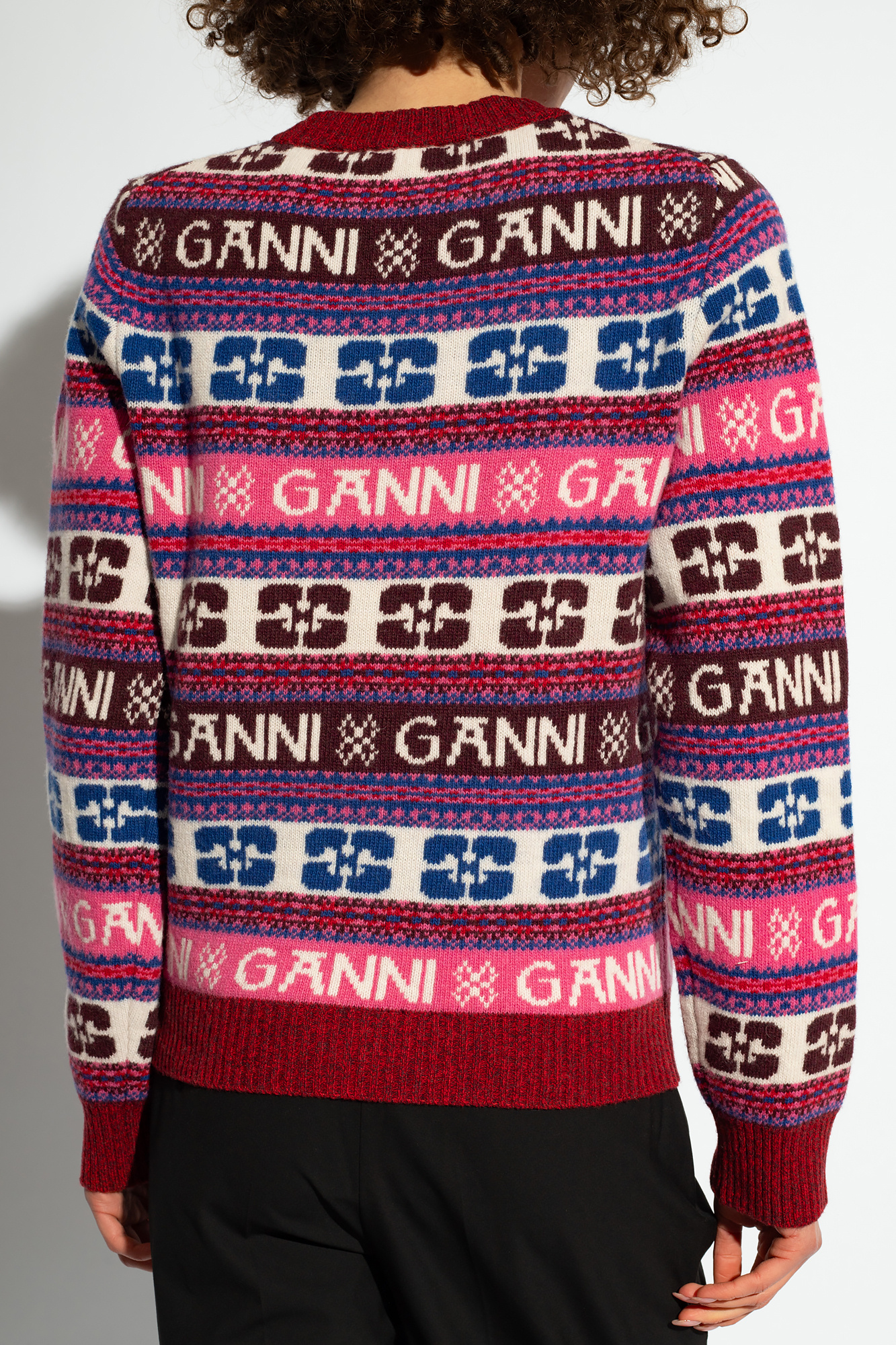 Ganni Patterned sweater