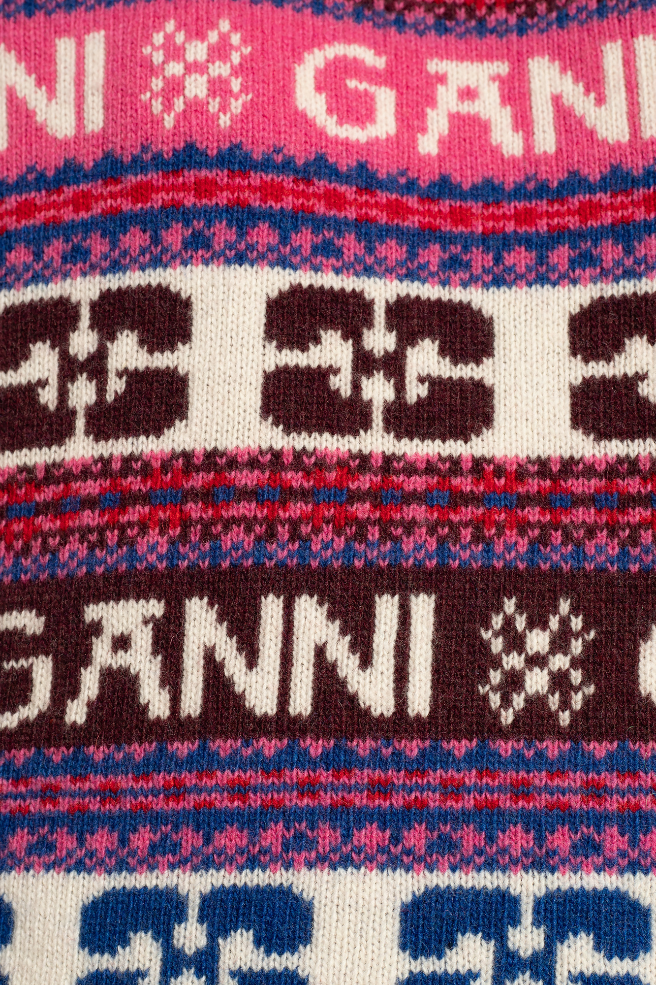 Ganni Patterned sweater