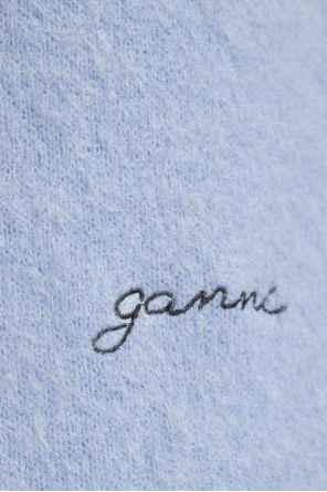 Ganni sweater WAXED with logo