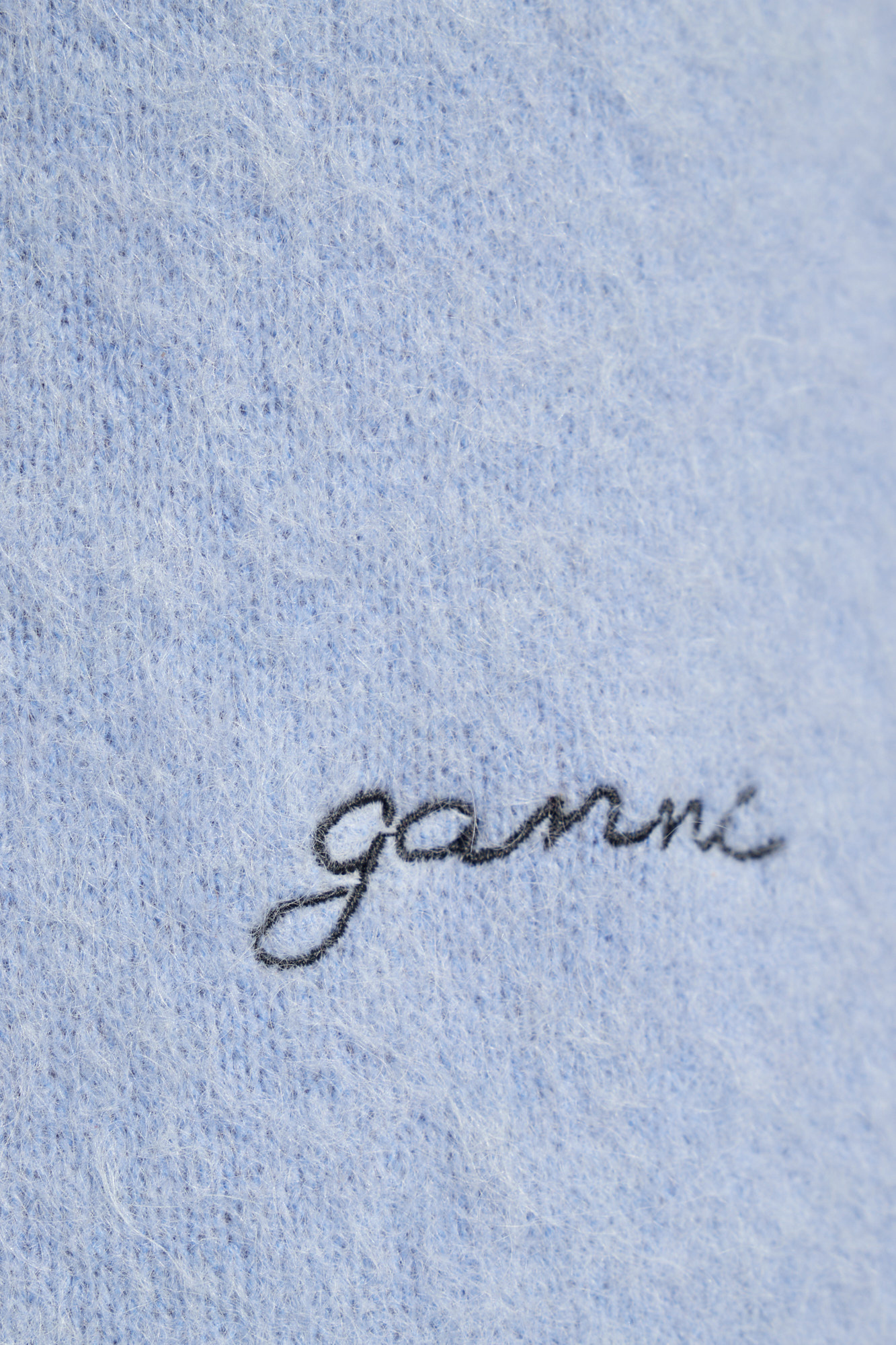 Ganni Fae T-Shirt mit Rosen-Print Schwarz