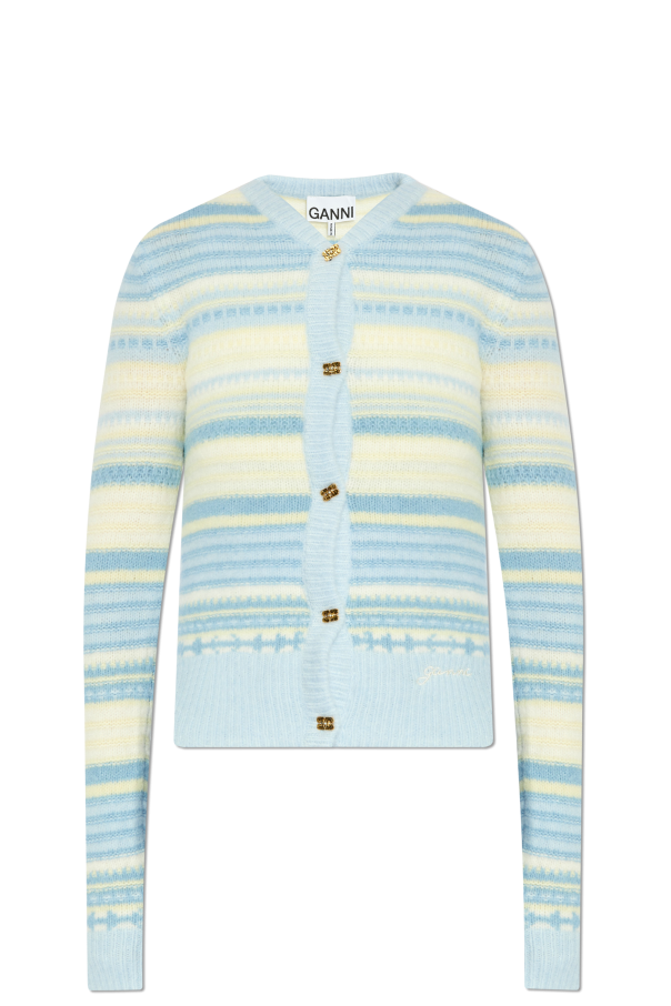 Ganni Sweater with a pattern