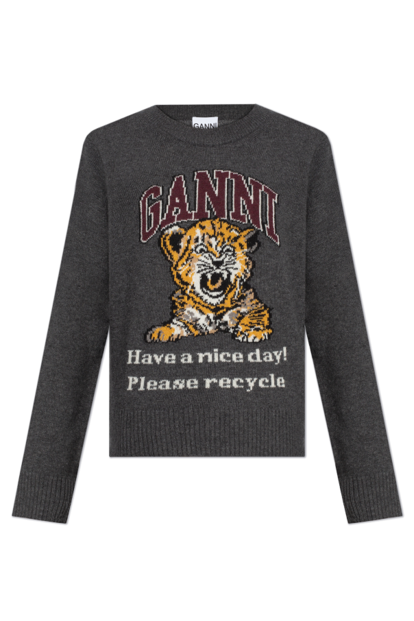 Ganni Sweater with logo