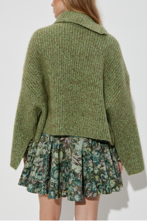 Ganni Jersey de cuello alto de lana