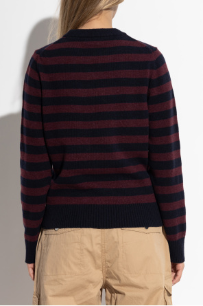 Ganni Suéter con diseño de rayas