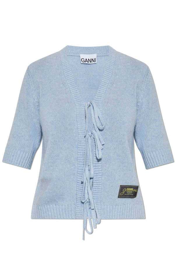 Cardigan with ties od Ganni