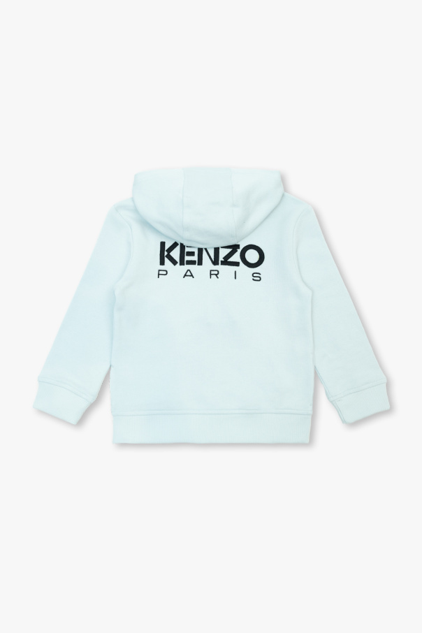 Kenzo Kids Logo-embroidered Men hoodie