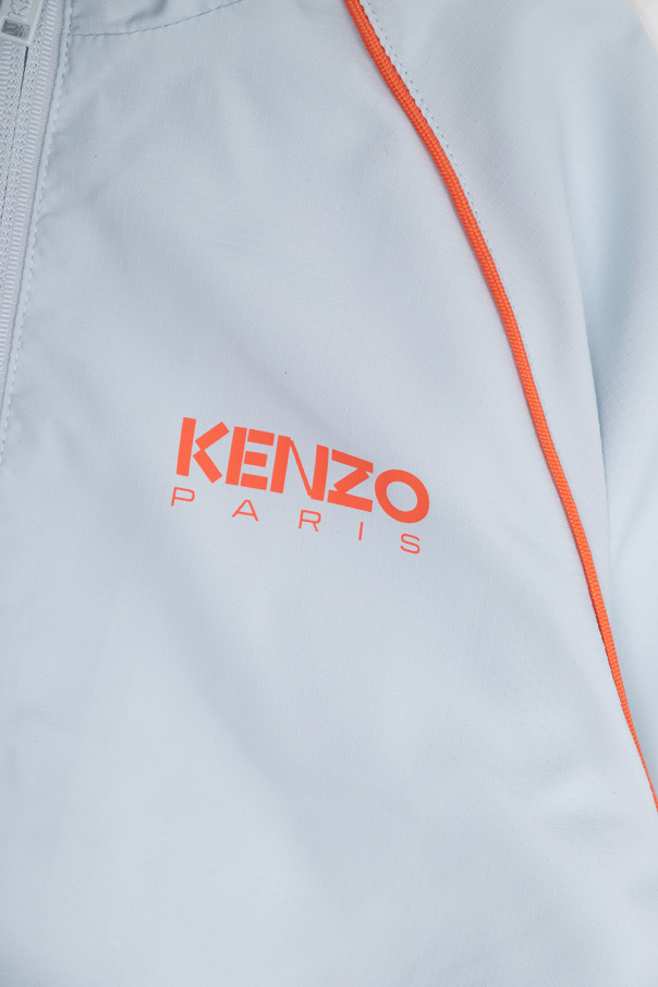 Kenzo Kids T-Shirt Mit Grafik Dunkelgrau Baumwolle