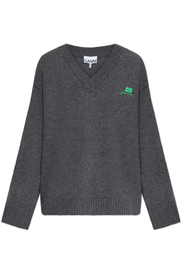 Sweater with logo od Ganni
