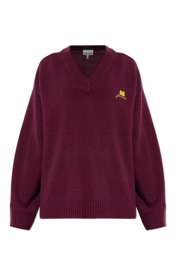 Sweater with logo od Ganni