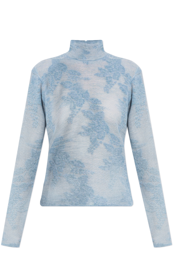 Top with a stand-up collar, zdjęcie 1 Top with a stand-up collar od Ganni