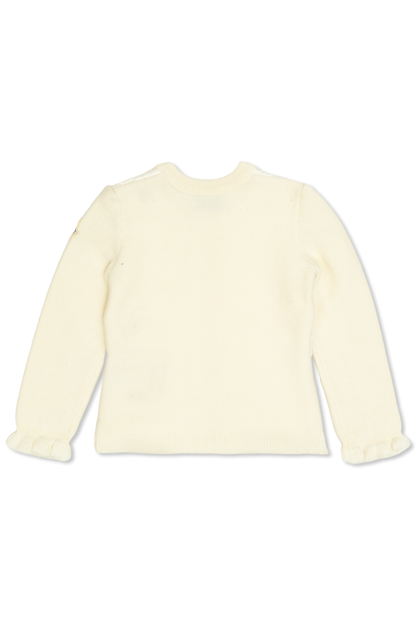 Moncler Enfant Cardigan with down insert