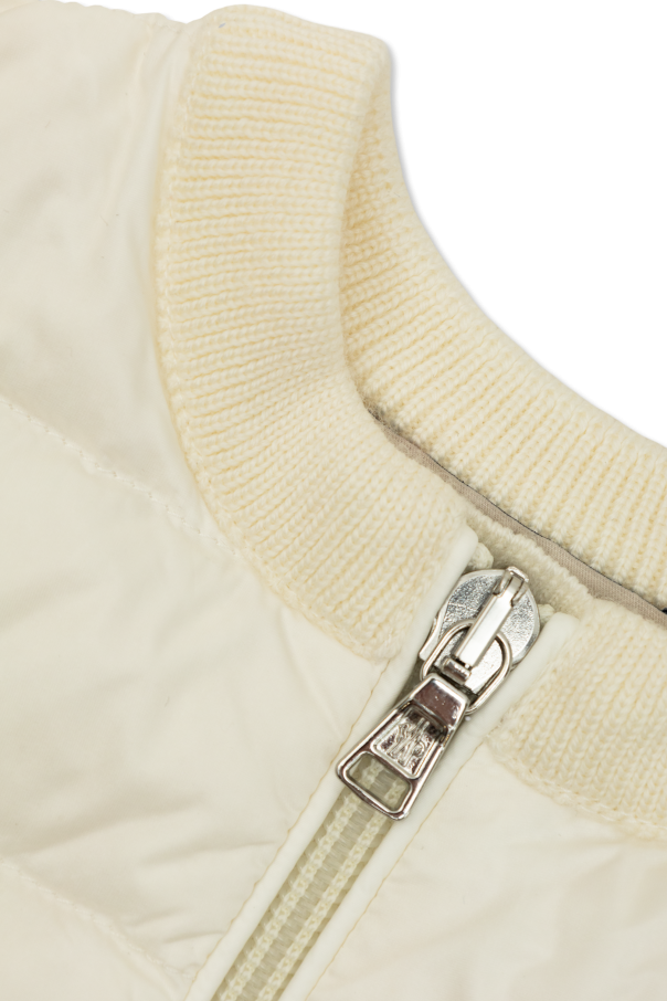 Moncler Enfant Cardigan with down insert