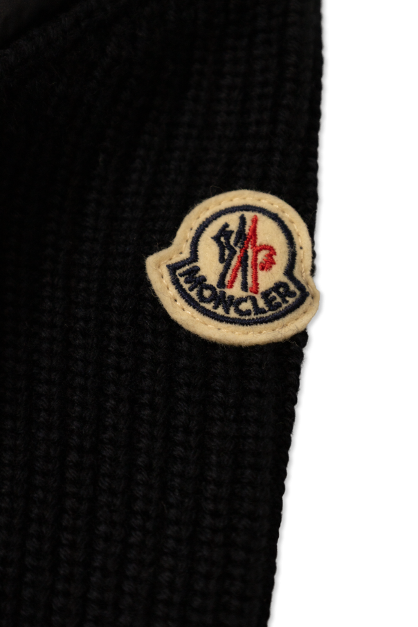 Moncler Enfant Cardigan with quilted front
