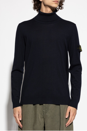 Stone Island Jersey de lana cuello alto
