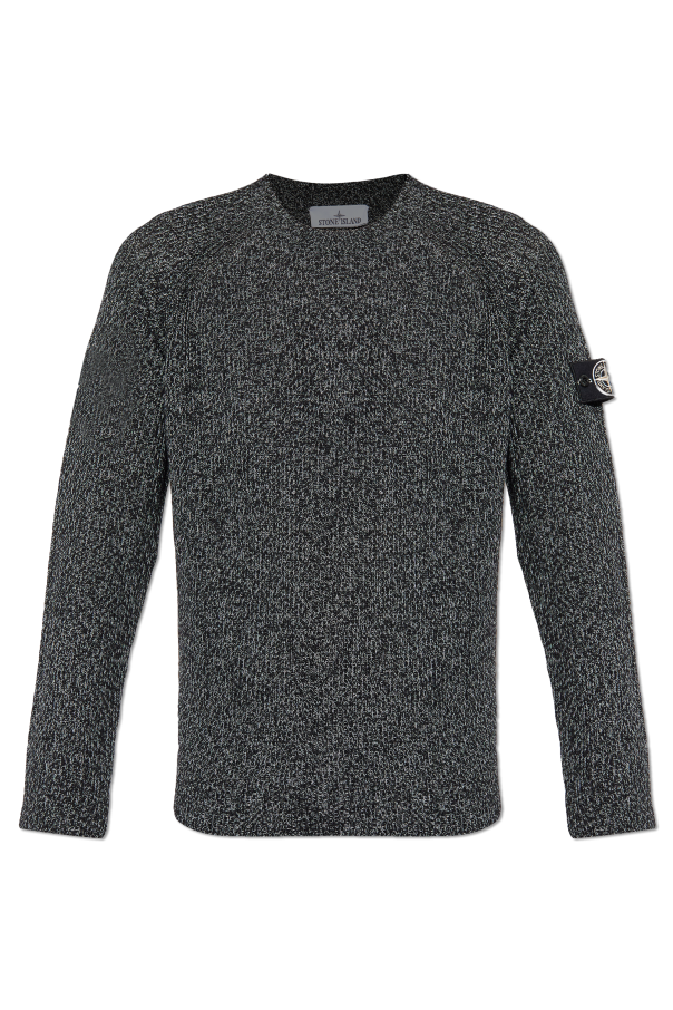 Sweater with logo patch od Stone Island