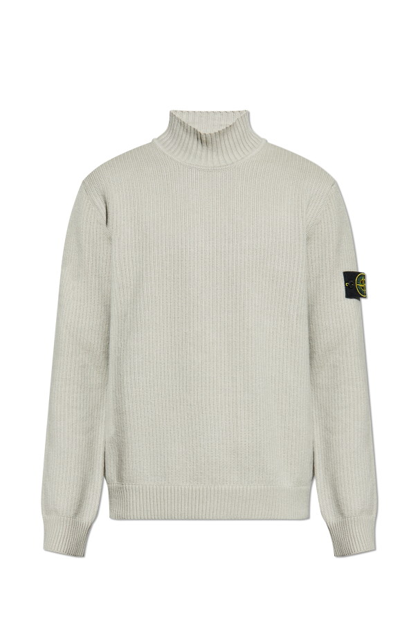Turtleneck with logo od Stone Island