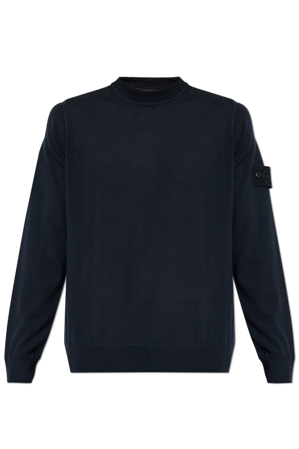 Wool sweater with a crew neck od Stone Island
