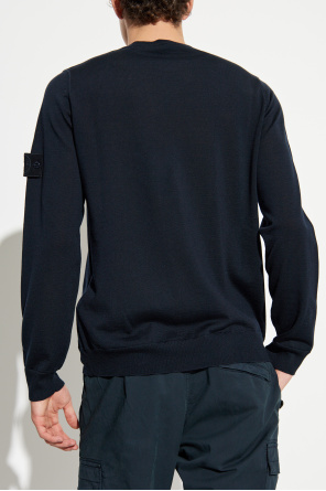 Stone Island Wollpullover mit Rundhalsausschnitt