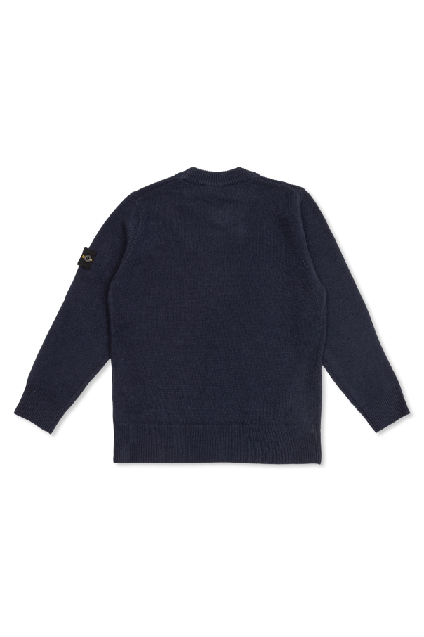 Stone Island Junior Suéter con logo